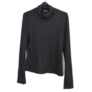 Lulus Black Long Sleeve Women's XL Extra Large Knit Turtle Neck Sweater